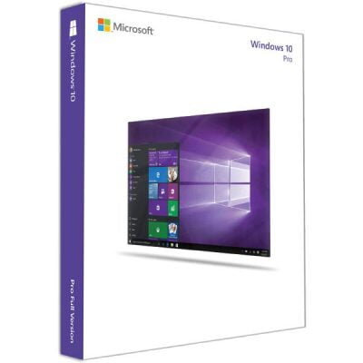 Microsoft Windows 10 Pro 64Bit Operating System Software, OEM Single Pack DVD