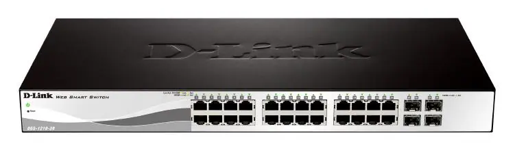 D-LINK DGS-1210-28 28-Port Gigabit WebSmart Switch with 24 UTP and 4 SFP Ports