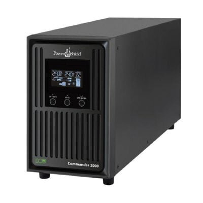 PowerShield Commander 2000VA / 1800W Line Interactive Pure Sine Wave Tower UPS with AVR. Telephone / Modem / LAN Surge Protection, Australian Outlets