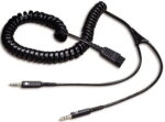 Jabra Jabra Cord - QD to 2x3.5mm, 2m Curly
