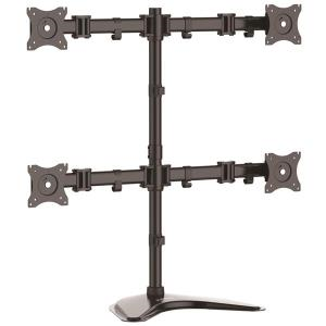 Quad Monitor Stand - Heavy Duty Steel