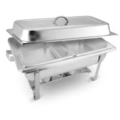 SOGA 4.5L Dual Tray Stainless Steel Chafing Food Warmer Catering Dish