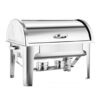 SOGA 3L Triple Tray Stainless Steel Roll Top Chafing Dish Food Warmer