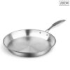 SOGA Stainless Steel Fry Pan 20cm Frying Pan Top Grade Induction Cooking FryPan