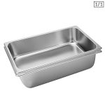 SOGA 2X Gastronorm GN Pan Full Size 1/1 GN Pan 15cm Deep Stainless Steel Tray