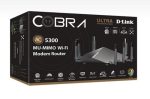 COBRA AC5300 Wave 2 MU-MIMO Wi-Fi Modem Router