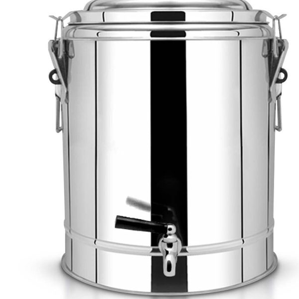 SOGA 35L Stainless Steel Insulated Stock Pot Dispenser Hot & Cold Beverage Container With Tap