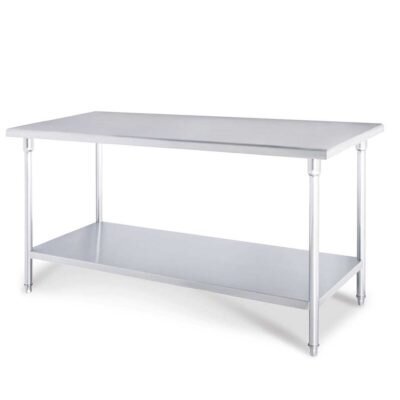 SOGA 80*70*85cm Commercial Catering Kitchen Stainless Steel Prep Work Bench