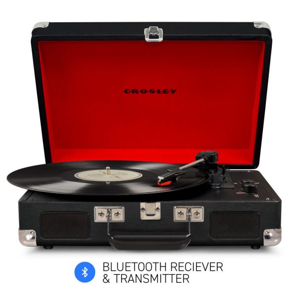 Crosley Cruiser Black - Bluetooth Portable Turntable