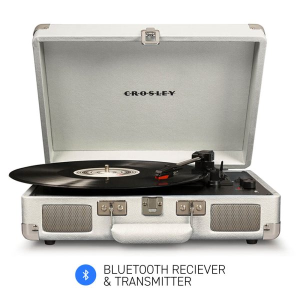 Crosley Cruiser White Sands - Bluetooth Portable Turntable