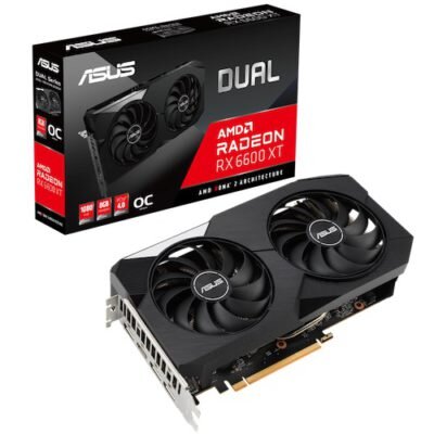 ASUS Dual Radeon™ RX 6600 XT OC Edition 8GB GDDR6 Graphic Card