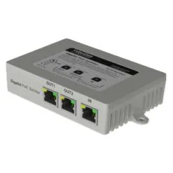 CyberData 2 Port PoE Gigabit Port Mirroring Switch