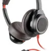 Poly Blackwire 7225 UC Stereo Headset with ANC, Black, USB-A