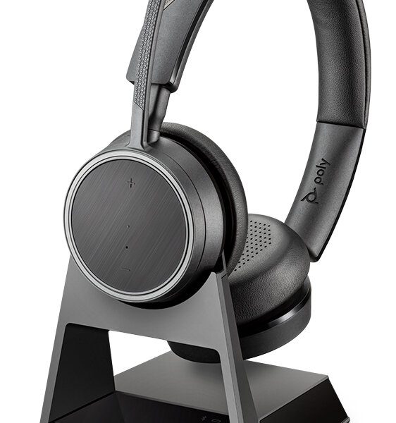 Voyager 4220 Office Bluetooth Headset with 1-Way Base, USB-A
