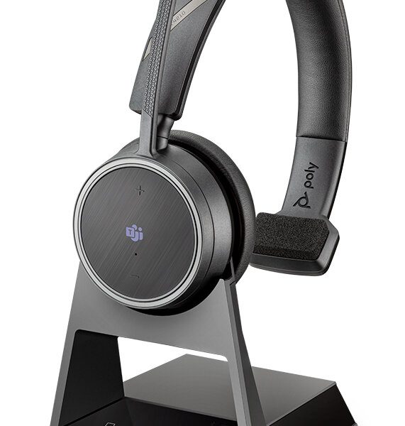 Voyager 4210 Office TEAMS Bluetooth Headset with 2-Way Base, USB-C