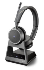 Voyager 4220 Office TEAMS Bluetooth Headset with 2-Way Base, USB-C