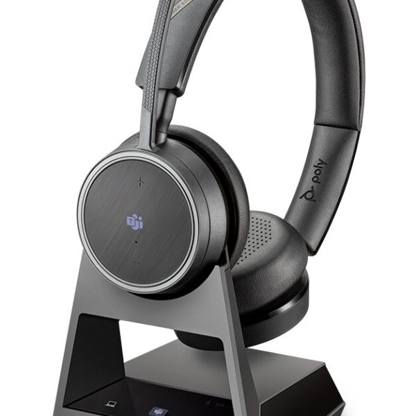 Voyager 4220 Office TEAMS Bluetooth Headset with 2-Way Base, USB-C