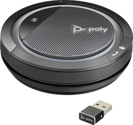 Poly Calisto 5300 TEAMS Bluetooth Speakerphone, BT600, USB-A