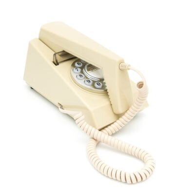 GPO TRIM PHONE PUSH BUTTON - IVORY