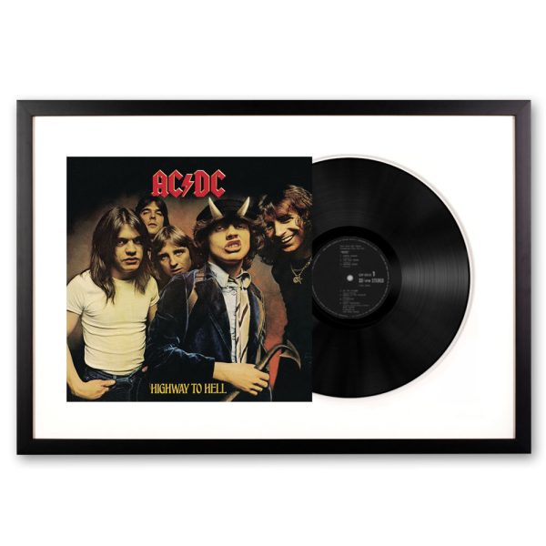 Framed AC/DC Highway To Hell Vinyl Album Art