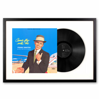Framed Frank Sinatra Come Flty with Me Vinyl Album Art