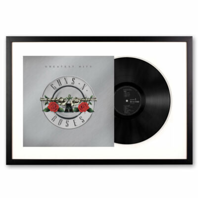 Framed Guns N Roses Greatest Hits Double Vinyl Album Art