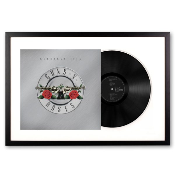 Framed Guns N Roses Greatest Hits Double Vinyl Album Art