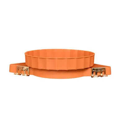 SOGA Orange 360 Degree Wall-Mounted Rotating Bathroom Organiser Corner Vanity Rack Toilet Adhesive Storage Shelf