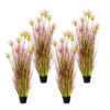 SOGA 4X 150cm Purple-Red Artificial Indoor Potted Papyrus Plant Tree Fake Simulation Decorative