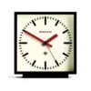 Newgate Amp Mantel Clock Black With Red Hands