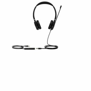 Yealink Wideband Noise Cancelling Headset, USB-C and 3.5mm, YHC20 Controller with UC Button, Stereo
