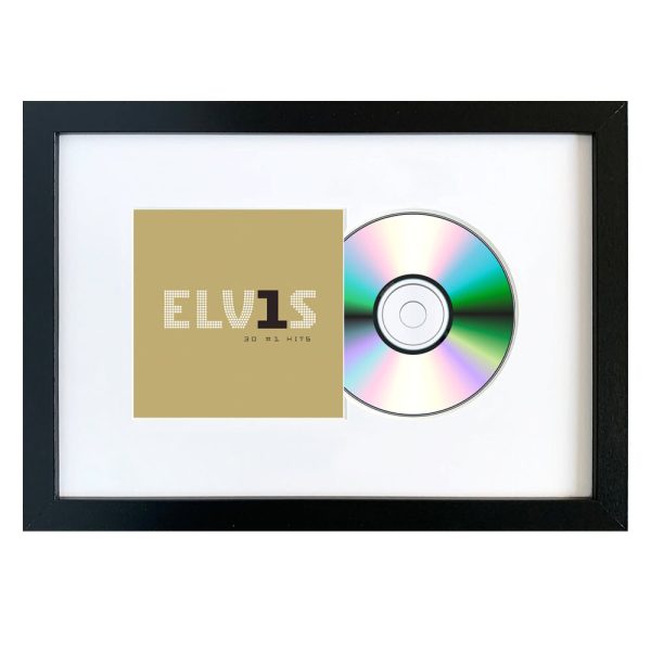 Elvis Presley-Elvis 30 #1 Hits CD Framed Album Art