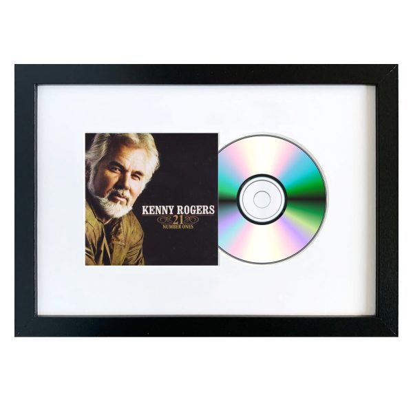 Kenny Rogers - 21 Number Ones - CD Framed Album Art