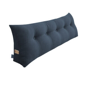 SOGA 120cm Grey Triangular Wedge Bed Pillow Headboard Backrest Bedside Tatami Cushion Home Decor