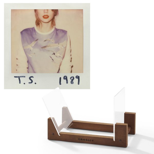 Taylor Swift 1989 - Double Vinyl Album & Crosley Record Storage Display Stand