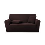 1-SOGA 2-Seater Coffee Sofa Cover Couch Protector High Stretch Lounge Slipcover Home Decor
