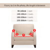 5-SOGA 2-Seater Geometric Print Sofa Cover Couch Protector High Stretch Lounge Slipcover Home Decor