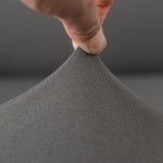 6-SOGA 3-Seater Grey Sofa Cover Couch Protector High Stretch Lounge Slipcover Home Decor