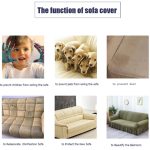 8-SOGA 4-Seater Black Sofa Cover Couch Protector High Stretch Lounge Slipcover Home Decor