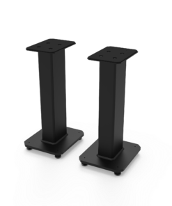 Kanto SX22 22" Tall Fillable Speaker Stands with Isolation Feet - Pair, Black