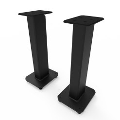 Kanto SX26 26" Tall Fillable Speaker Stands with Isolation Feet - Pair, Black