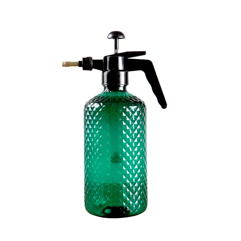 1-SOGA 2 Liter Mist Water Spray Bottle Hand Held Pressure Adjustable Nozzle with Top Pump Indoor Outdoor Gardening