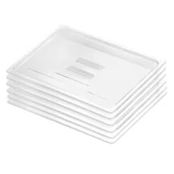 SOGA Clear Gastronorm 1/1 GN Lid Food Tray Top Cover Bundle of 6