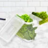 3-SOGA 200mm Clear Gastronorm GN Pan 1/3 Food Tray Storage with Lid