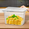 4-SOGA 200mm Clear Gastronorm GN Pan 1/3 Food Tray Storage with Lid