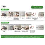 7-SOGA 41cm Wall Mounted Kitchen Utensil Storage Rack Space-Saving Spatula Organiser with Durable Hooks