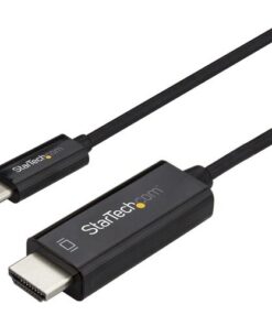 STARTECH.COM 1M USB-C (THUNDERBOLT3) TO HDMI ADAPTER CABLE, 4K, BLACK, 3YR