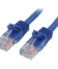 StarTech.com 3 m Blue Cat5e Snagless RJ45 UTP Patch Cable