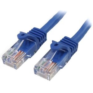 StarTech.com 3 m Blue Cat5e Snagless RJ45 UTP Patch Cable