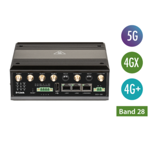 D-Link 5G NR M2M Dual SIM Industrial Gateway